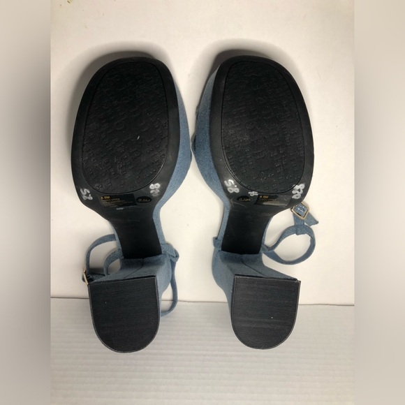 Gianni Bini Denim Blue Platform Sandals NWOT 8.5 - Picture 15 of 16